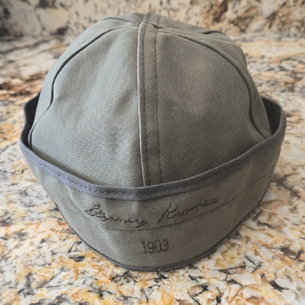 Men's STORMY KROMER Olive Green Cap Hat  Sz 7 3/4 - Picture 2 of 4